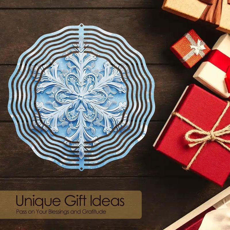 10 Inch Hanging Wind Spinner with 360 Degree Hook for Balcony Garden Decor Spring Summer Outdoor Decoration