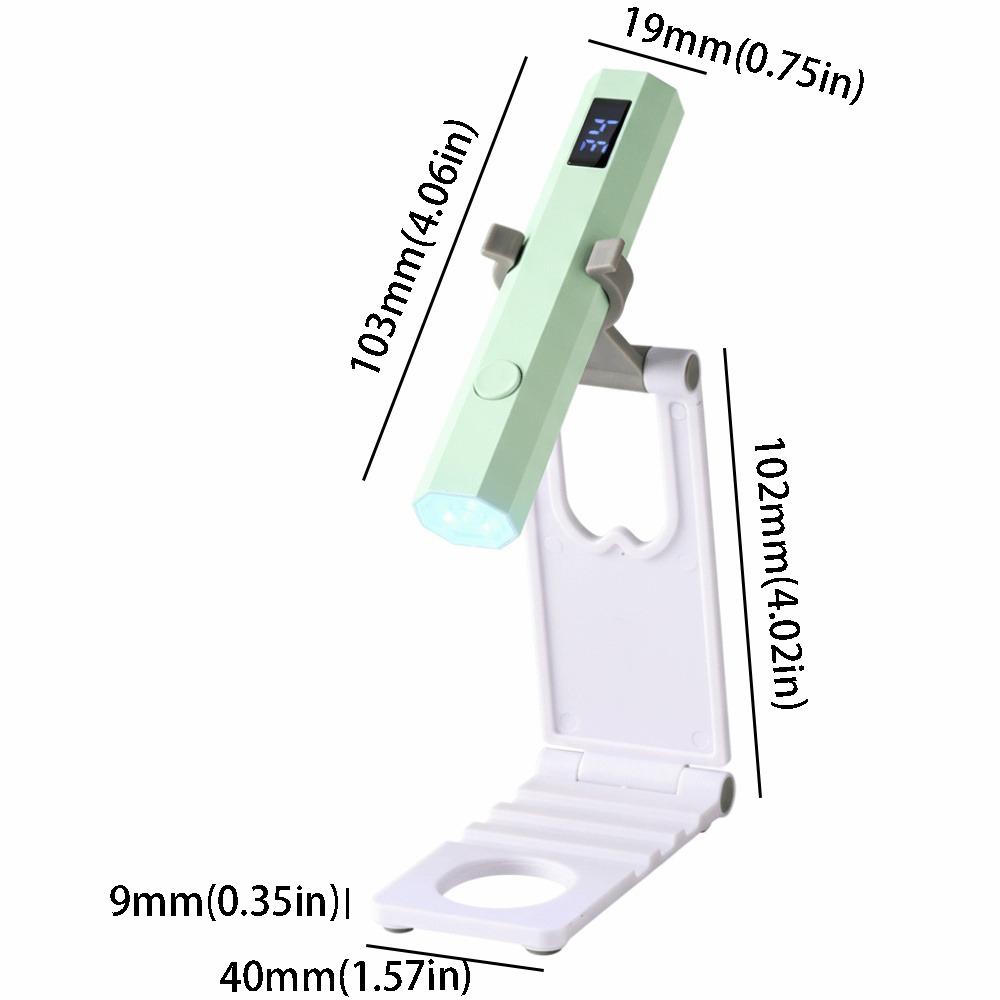 One-Inch Manicure Lamp Stand One-Hole Wearable Heating Lamp  For Attaching Nail Polish