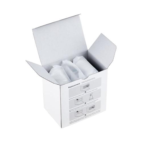 Genuine Roborock Replacement Disposable Paper Bags C (SDCD05RR) for Automatic Garbage Collection Dock (3-Pack) - Compatible with Saros 10R, Saros 10,