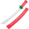 Abaodam Espada de Plástico para Crianças Brinquedo Acessório de Cosplay Ninja Leve 16,14 Polegadas Cantos Arredondados Brincadeira de Faz de Conta Festa