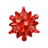 Crystal Glass Brooch, Alloy Rhinestone Corsage, In Stock, Clothing Accessory Pin.