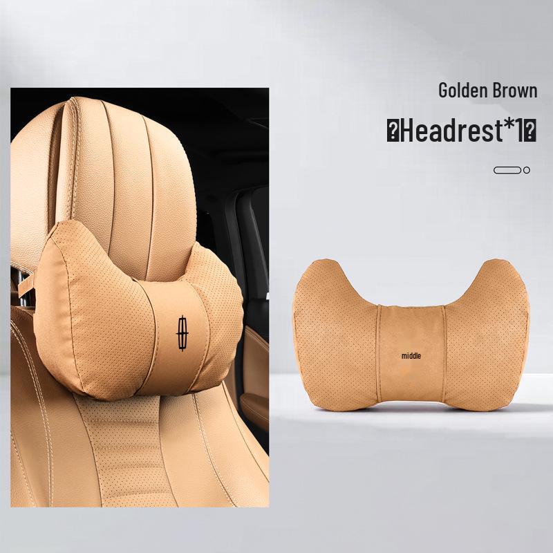 Lincoln Nautilus Headrest & Lumbar Support Cushion Set: 26 Models - Neck & Waist Protection