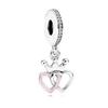 New Heart Imperial Crown Dangle Charm Bead Fit Original Fashion Bracelet Pendant Diy Jewelry For Women