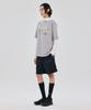 Hellinogseuweeo Magic Hours Cloud & Sun Short Sleeve T-Shirt_Light Grey