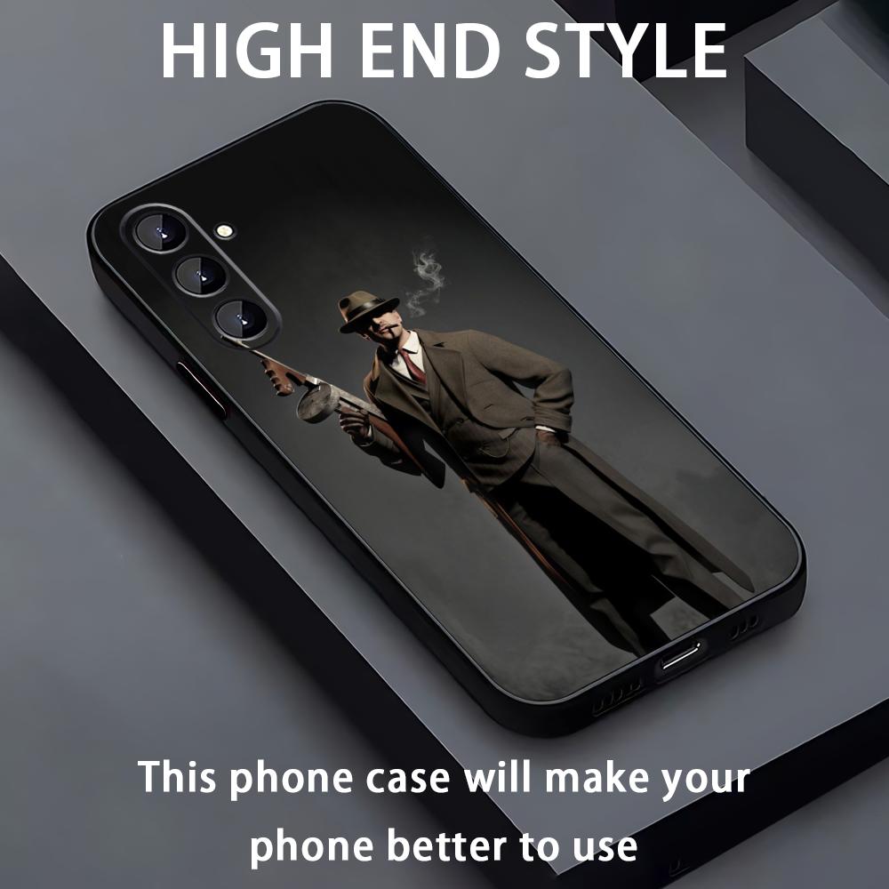 

mafia the old country game Чехол для телефона для Samsung Galaxy A56 A16 A36 A26 A06 A55 A54 A15 A35 A25 Мягкий Черный Galaxy A12