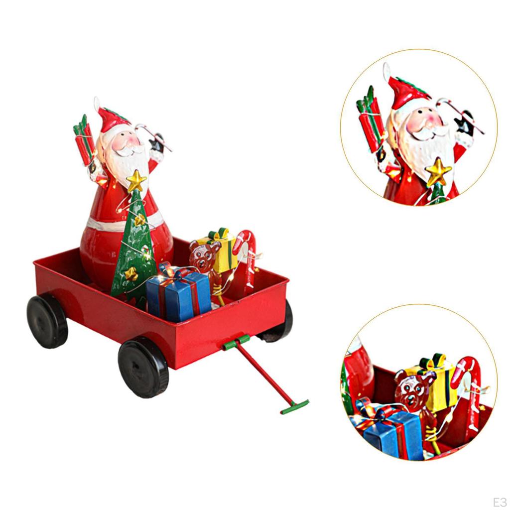 Christmas Statue Decoration Gifts Collectible Sculpture Xmas Figurine for Cabinet Party