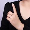 S925 Sterling Silver Moissanite Ring - Women's Classic Light Luxury Design