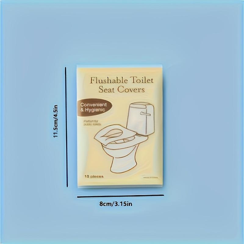 50PC Disposable Toilet Mat Seat Cover Soluble in Water Portable Travel Home Bathroom Tools Suitable WC Pregnant Women