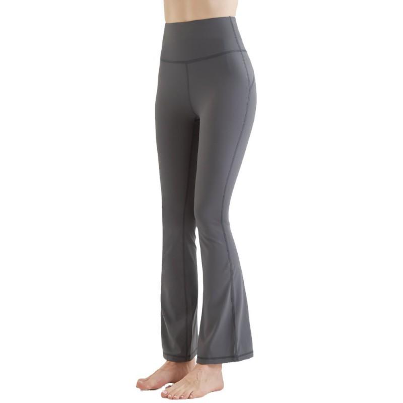 High Waist Tummy Control Yoga Pants Women Stretchy Flared Leggings Slim Fit Workout