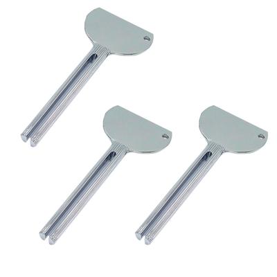 3 Stück Zahnpasta-Quetscher Metall Aluminiumlegierung Tube Zahnpasta-Roller Tubenpresse Spender für