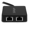 Adaptateur réseau USB 3.0 vers 2 ports Gigabit Ethernet - STARTECH.COM - Convertisseur USB vers 2x RJ45