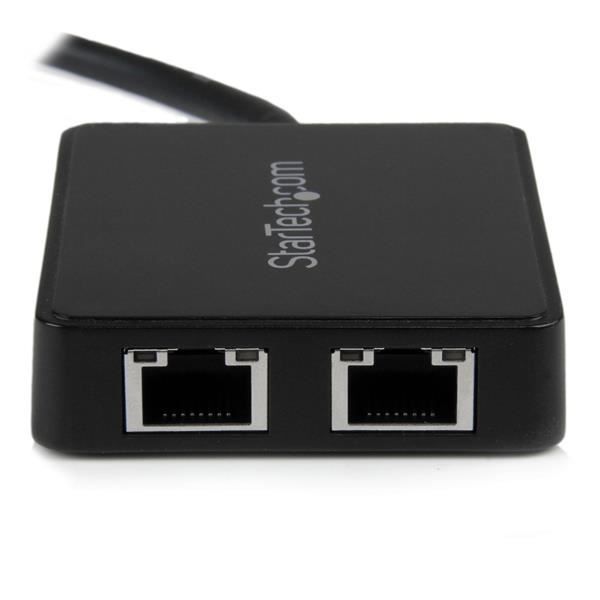 Adaptateur réseau USB 3.0 vers 2 ports Gigabit Ethernet - STARTECH.COM - Convertisseur USB vers 2x RJ45