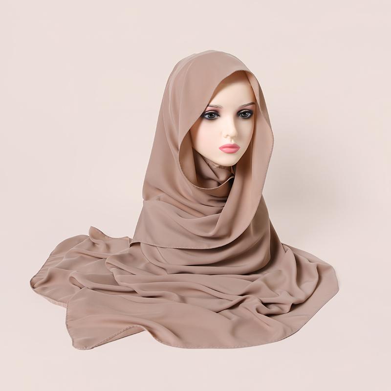 Muslim Hijab Premium Jersey Scarf Soft Solid Headscarf Femme Musulman Lot Hijabs Islamic Shawl Wraps Women Turban Foulard