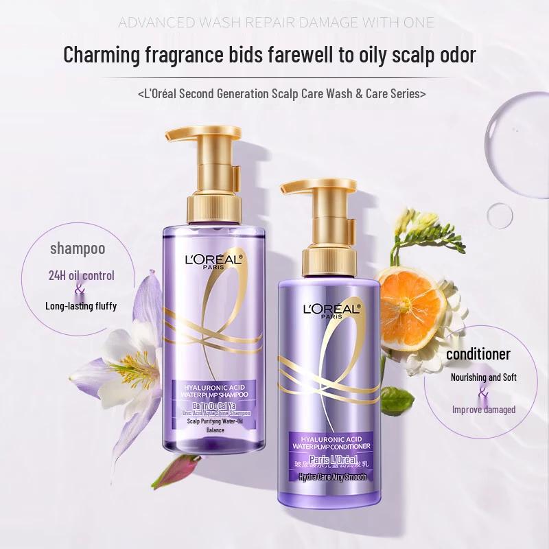 L'Oreal Hyaluronic Air-Volume Oil Control Shampoo 440ml