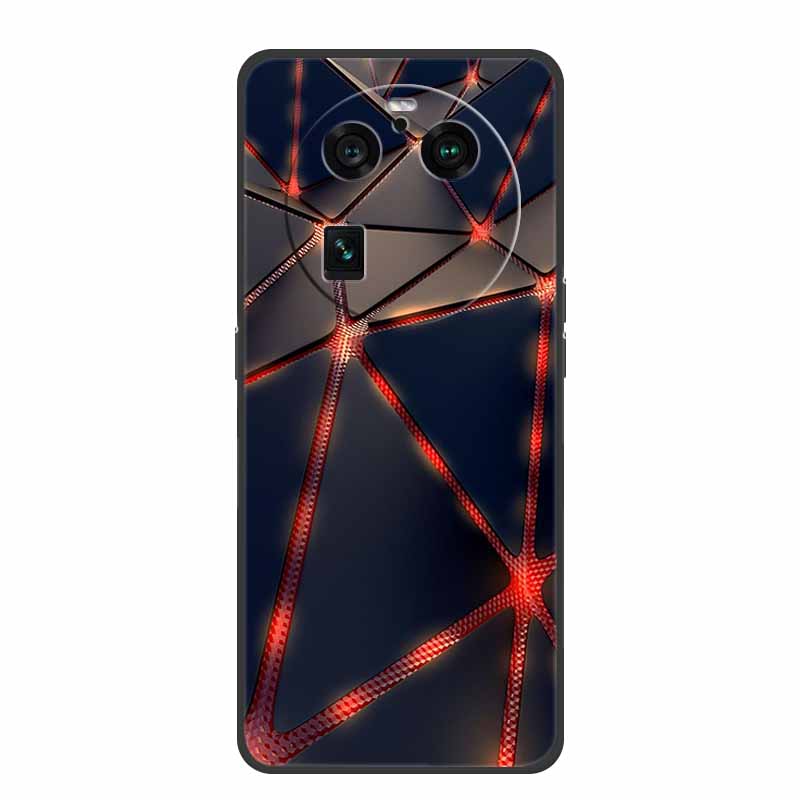For Oppo Find X6 Pro Case Original Soft Silicone Shockproof Phone Back Cover Cases for Oppo Find X6 Pro 5G Cool Protector Shell