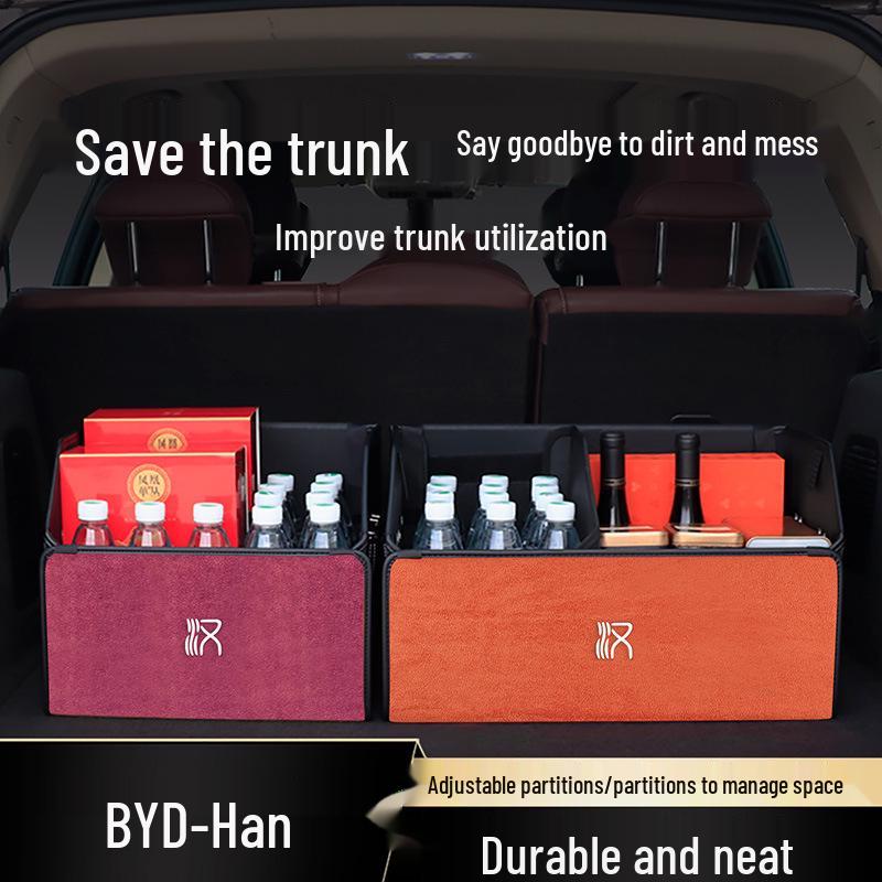 Custom Trunk Storage Box for BYD Han EV, Han DMI, Dolphin, E9