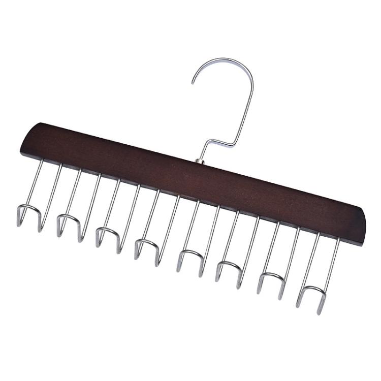Wooden Sling Hanger Lingerie Vest Tie Organizer Household Wave Drying Racks