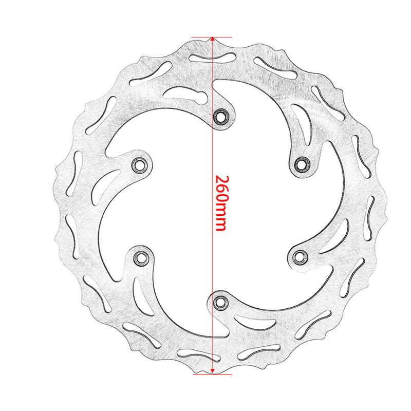 260/220mm Front Rear Brake Disc Rotors For KTM TPi EXC 300 EXC-F 350 SX 125 SX-F 450 XC 200 400 XCF XCW 500 XCW-F 6D 1994-2022