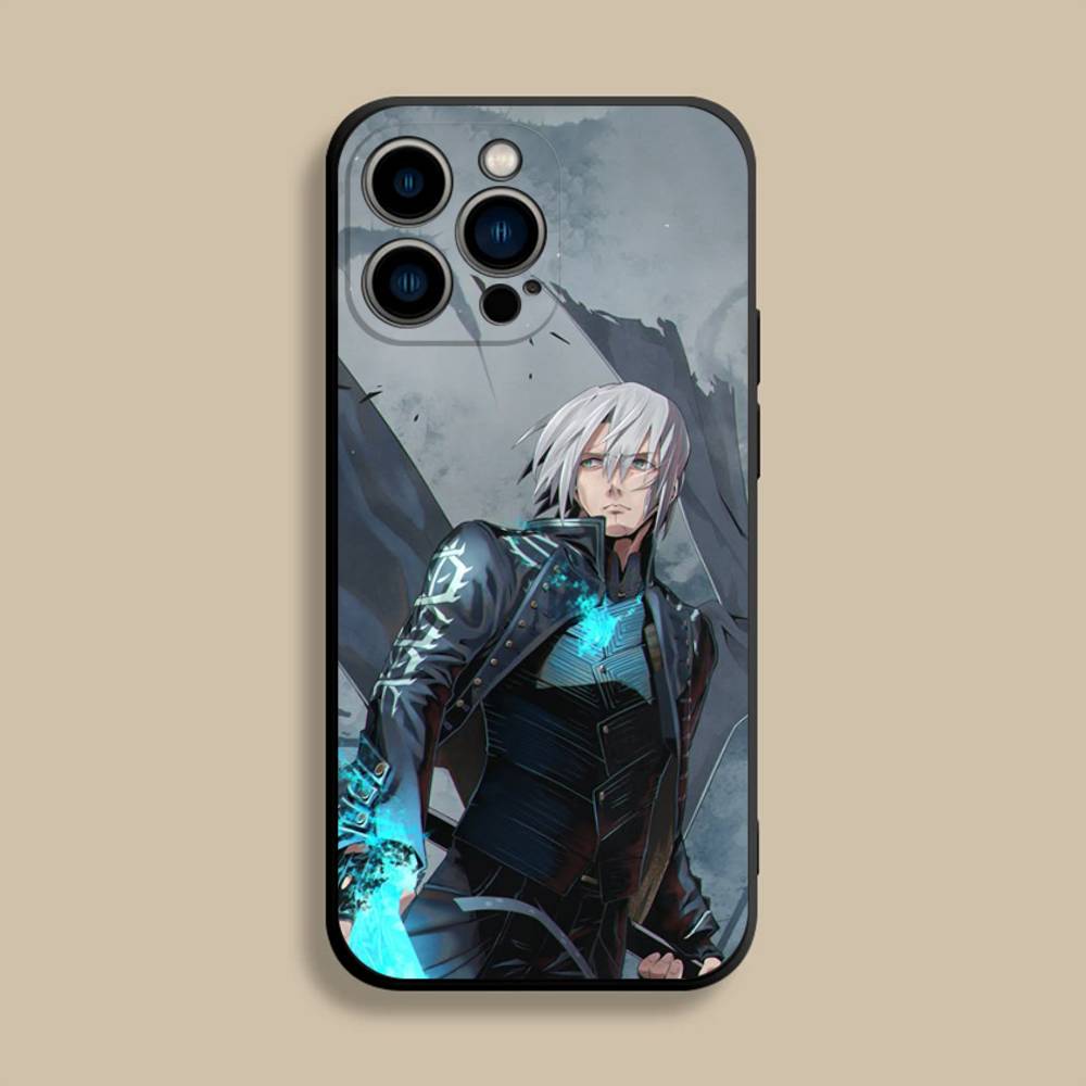 D-Devil M-May C-Cry Phone Case For iPhone 17,16,15,14,13,12,Pro,Max,Plus,E,SE4,Air,Mini Black Soft Cover