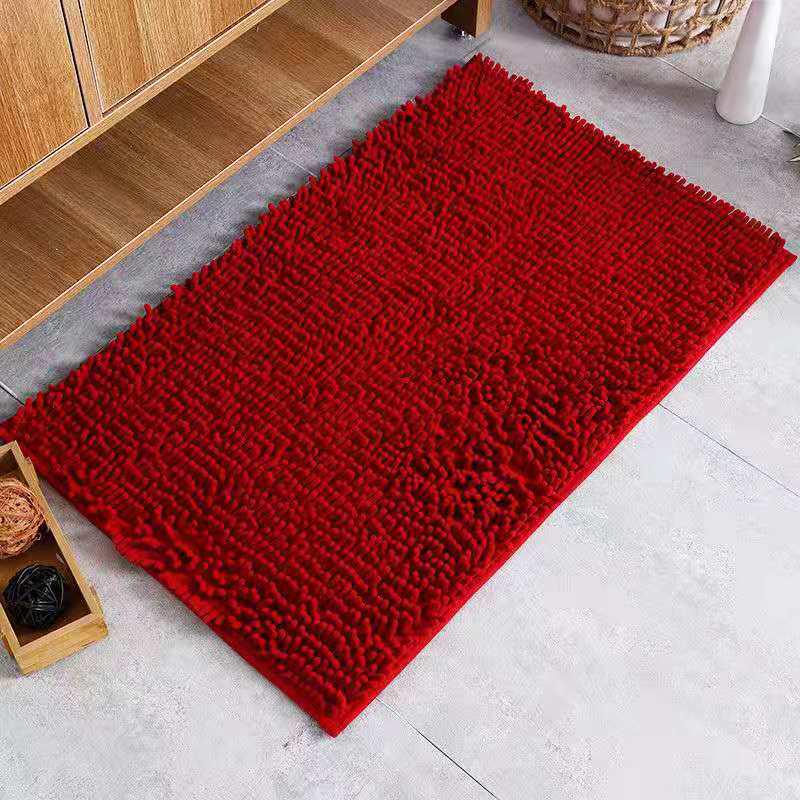Ultra-Absorbent Non-Slip Chenille Floor Mat for Bathroom, Bedroom, and Living Room