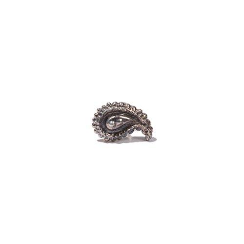 Kruchi Paisley Single Earring (Silver)