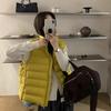 Autumn and winter new down jacket vest women's short stand-up collar versatile white duck down vest vest jacket