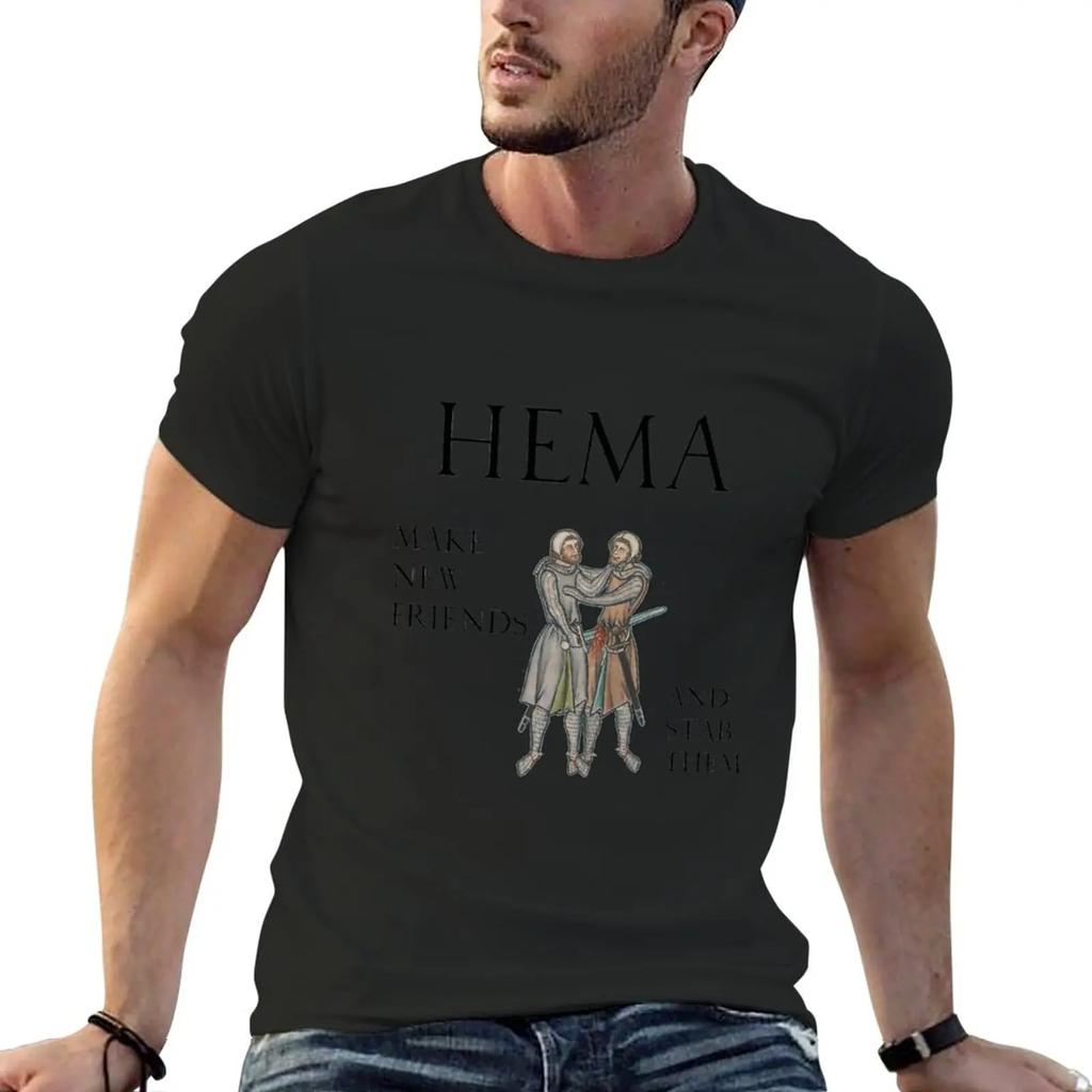 Tops Niedliche Tops Oversized T-Shirt Herren Champion T-Shirts HEMA - Mach neue Freunde und stech sie ab T-Shirt Grafik Oversized Baumwolle