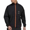 adidas Casual Sports Windproof Workwear Stand Collar Jacket Men’s Black