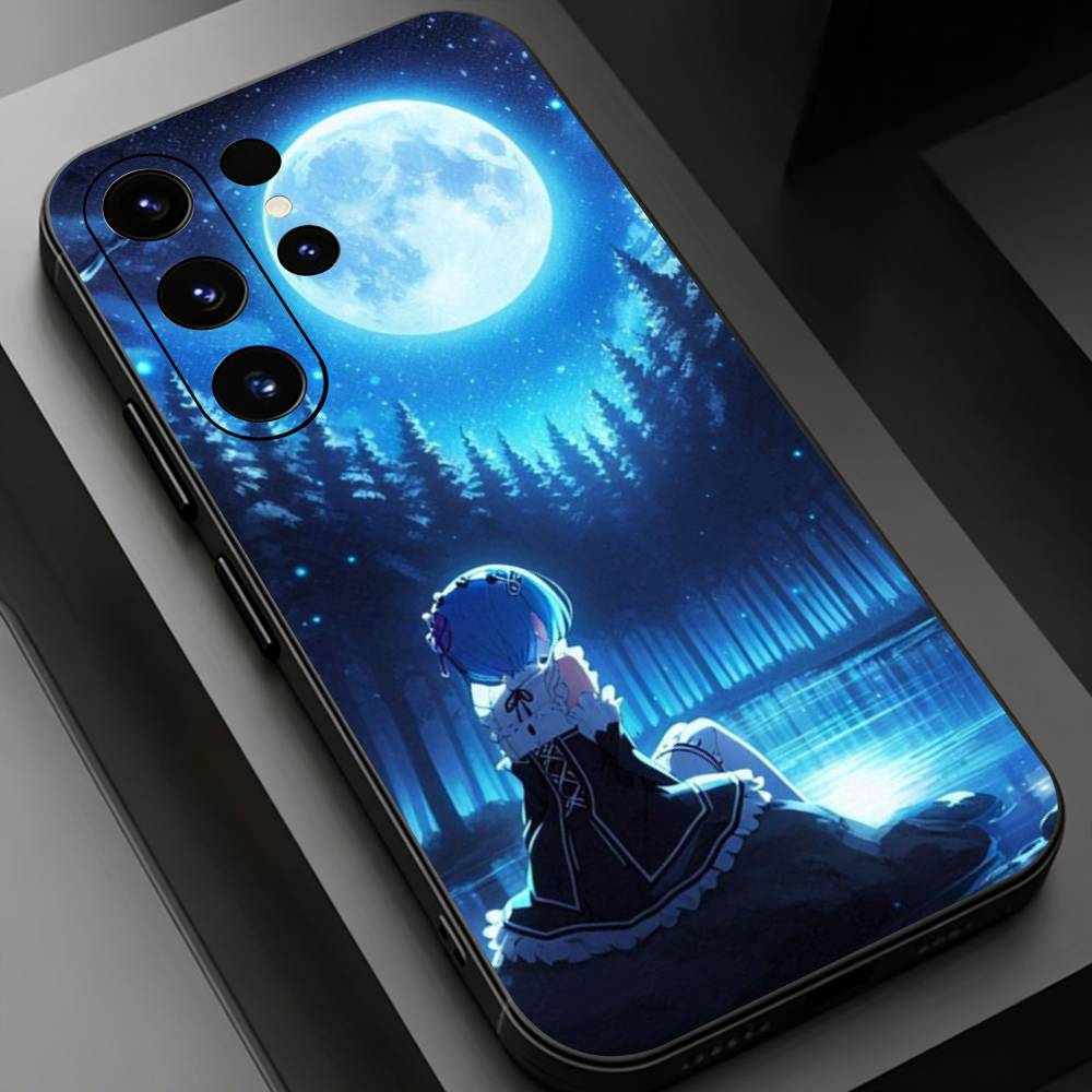 Rem R-Re Anime Z-Zero Phone Case for Samsung Galaxy S20,23 Ultra S24,22 Plus S25,26,21FE TPU Cover