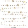 Champagne Gold 40th Birthday Decorations Number 40 Circle Dot Twinkle Star Garland Streamer Banner Backdrop for Women Mens Cheers To 40 Years Old