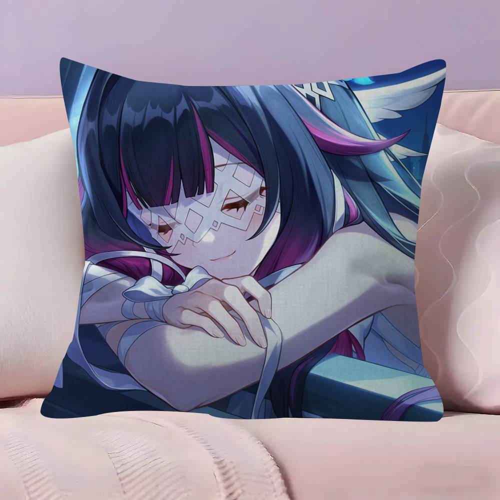 Genshin Impact Columbina cushion  Pillow Cover Design cushion Cover decor Holiday Decorati