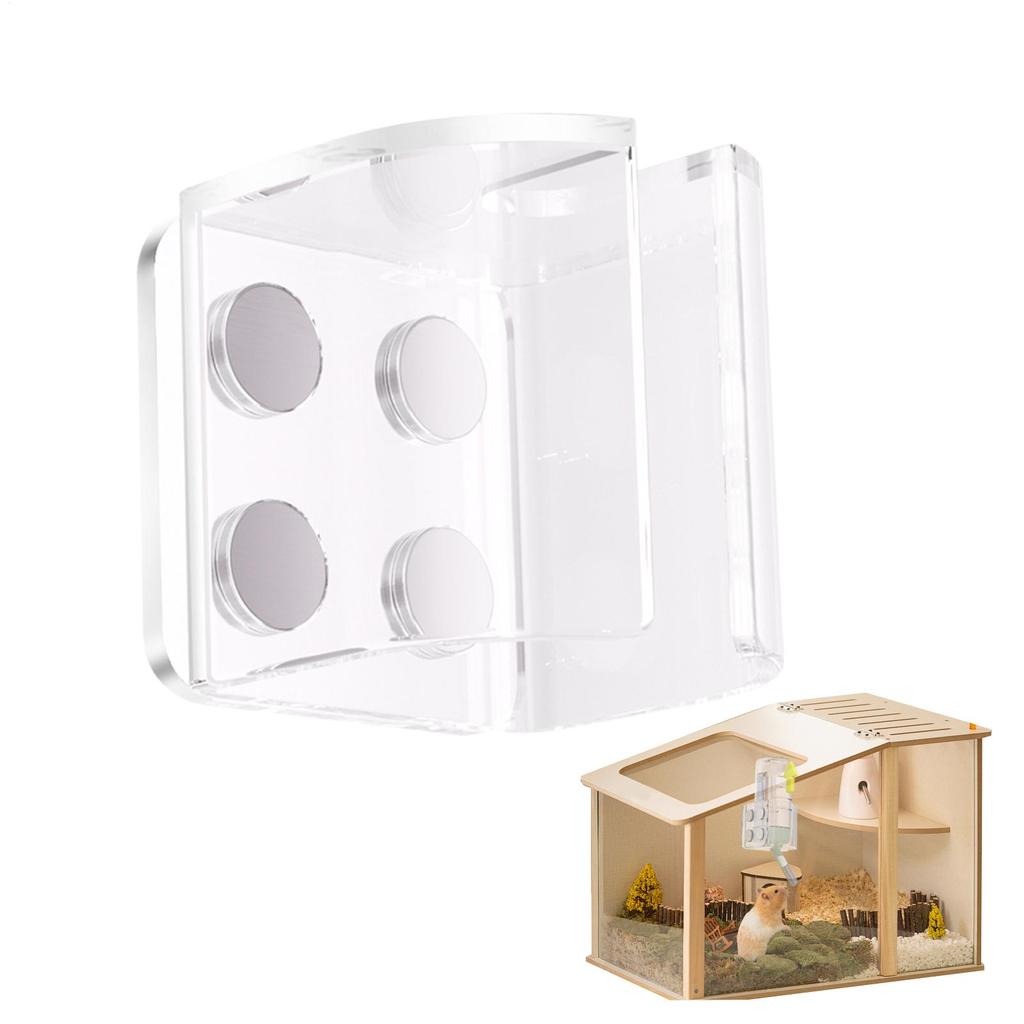 Guinea Water Bottle Stand Small Pet Feeder Magnet Bracket Leakproof Hamster Water Bottle Magnetic Holder For Small Animals