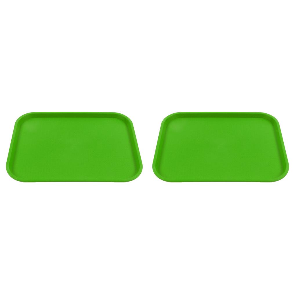 Food Service Tray Fast Food Tray Wide Applications Anti Slip Surfaces Rectangular for Restaurants for Dessert Shops for Cafes