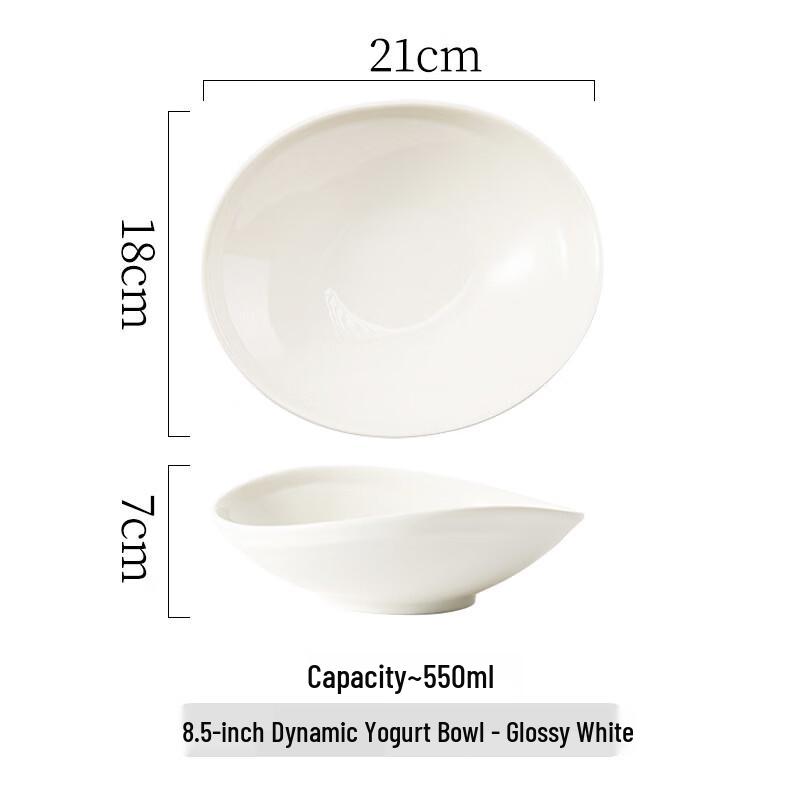 

Enamel Cartoon Style Yogurt Breakfast Bowl
