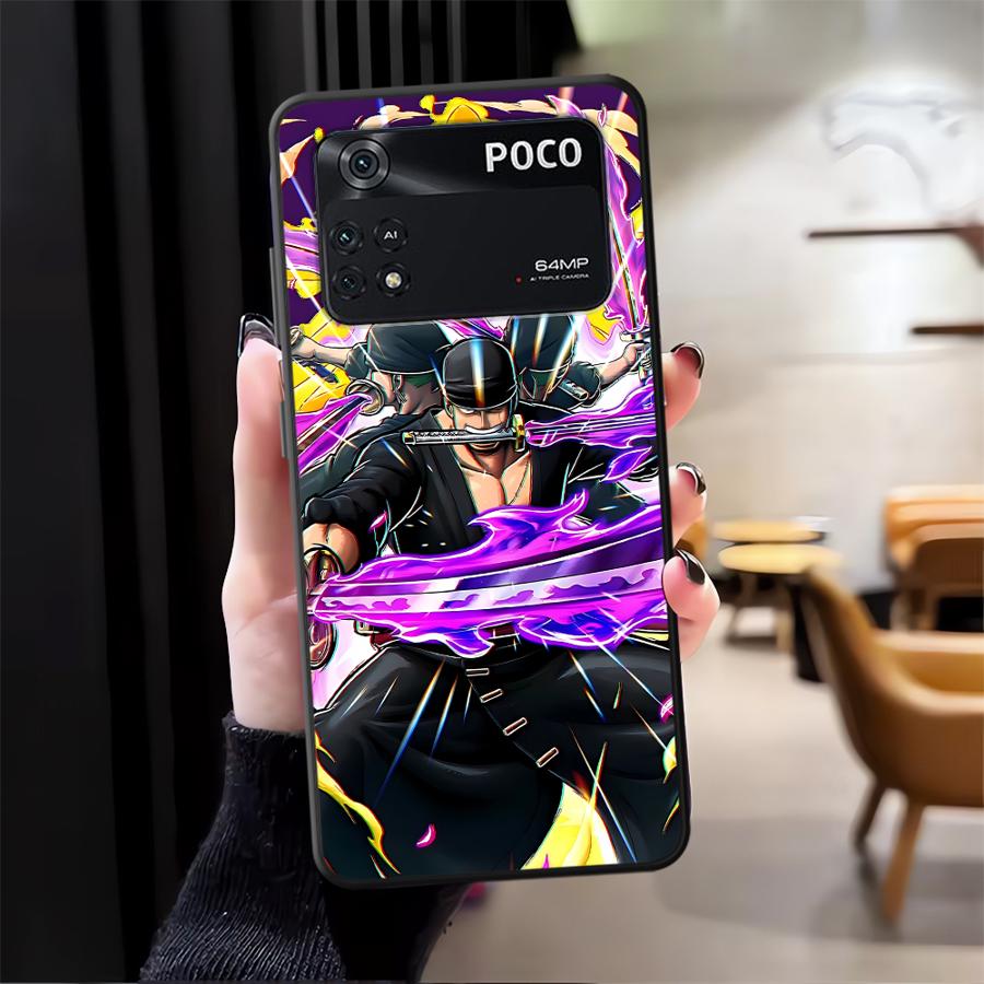 

Чехол Zoro из One Piece для Xiaomi Poco F3 F4 F5 X3 X4 X5 C65 M3 M4 Pro M5 C50 C51 Funda Чехол для телефона Poco X3 NFC