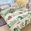1PC Cartoon Crocodile Pattern Duvet Cover 100% Cotton Quilt Cover with Zipper Skin-friendly Comfortable Queen Size Bedding