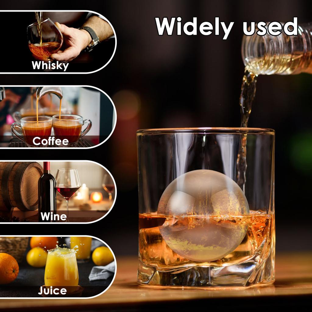 1Set Coffee Frozen Ball Espresso Ice Ball Cooling Coffee Tool Stainless Steel Ice Balls Cooling Coffee Flavor Enhancer Gadgets