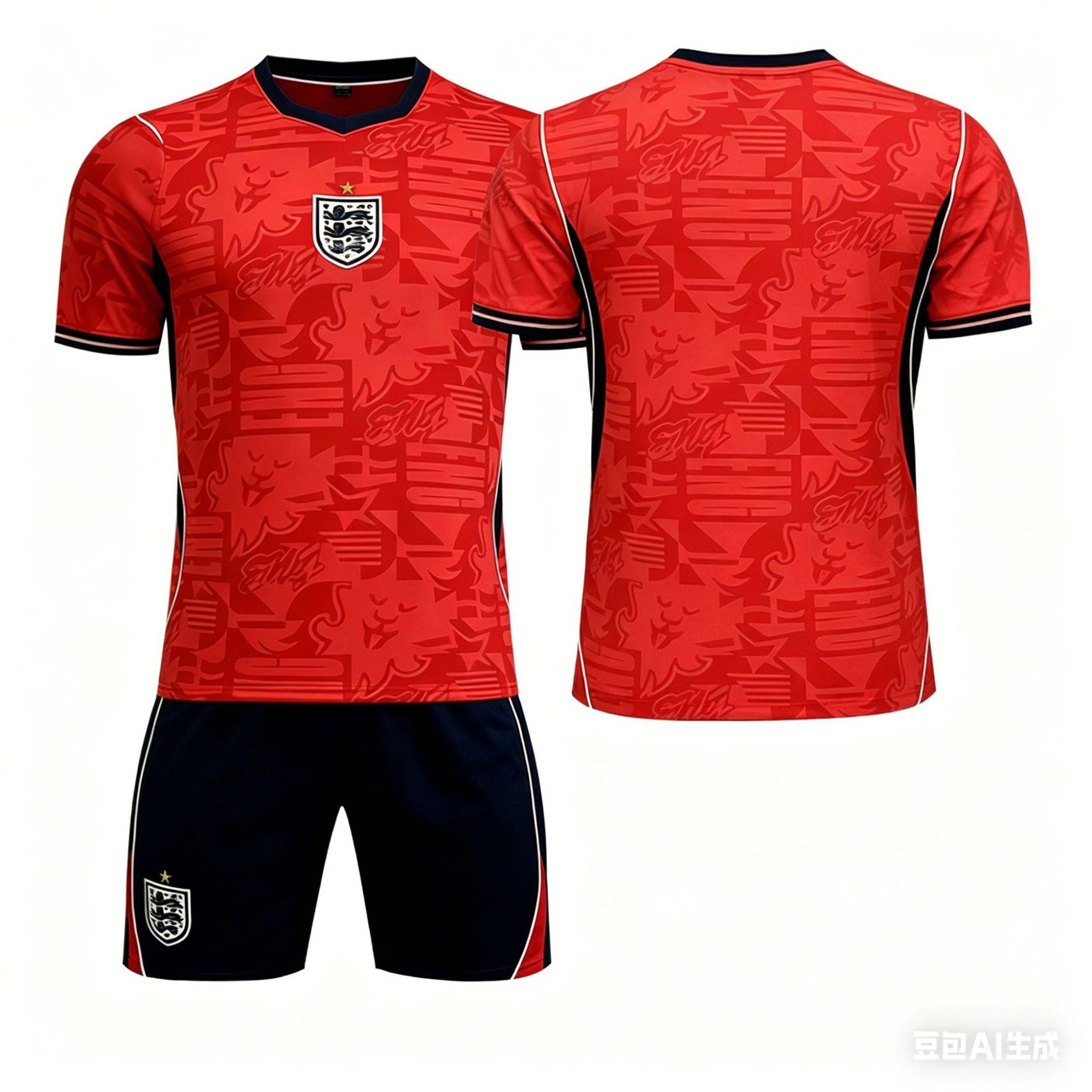 World Cup England Away Football Jersey Short Sleeves, Jersey Summer 16