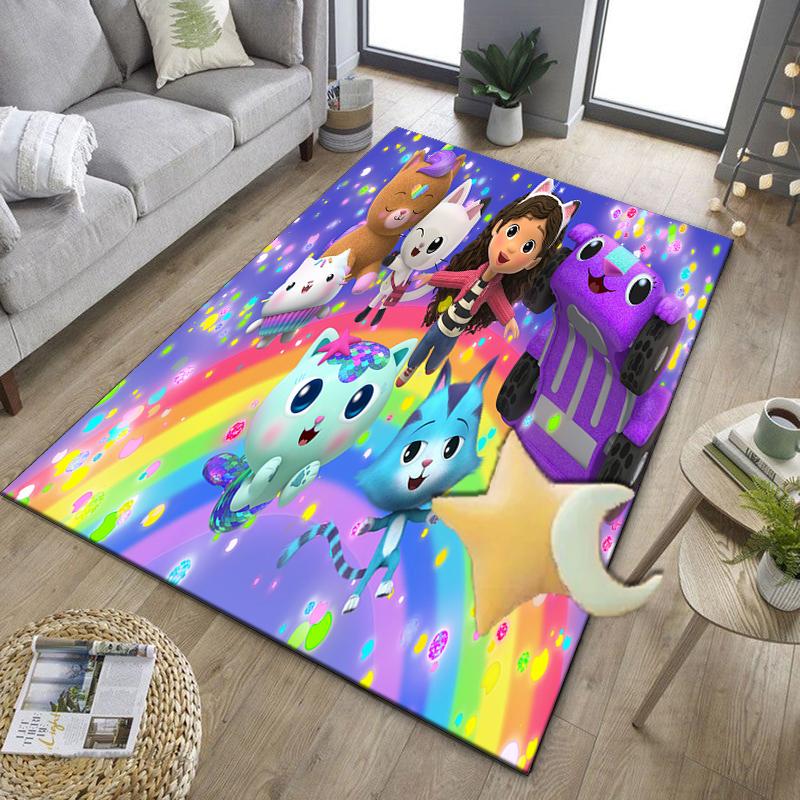 Rainbow Friends Dollhouse Office Rug Chair Mat, Game Carpet, Suitable for Front Door, Bedroom, Living Room, Desk, Holiday Gift