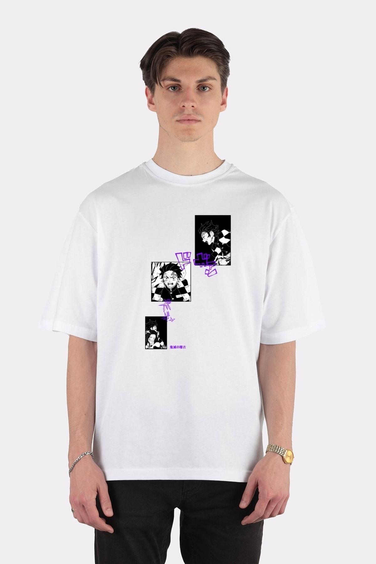 

Unisex Beyaz Oversize T-shirt Siblings