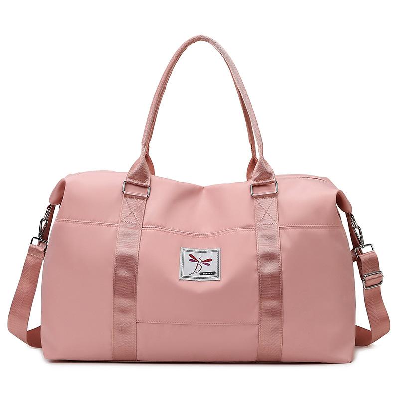 Summer new large-capacity with independent shoe compartment fitness bag anti-splashing water short business trip handbag