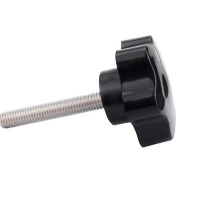 Vite Fior di Prugno Zincata con Manico in Plastica a Sei Stelle e Pomello in Gomma a Forma di Stella (M4, M5, M6, M8)