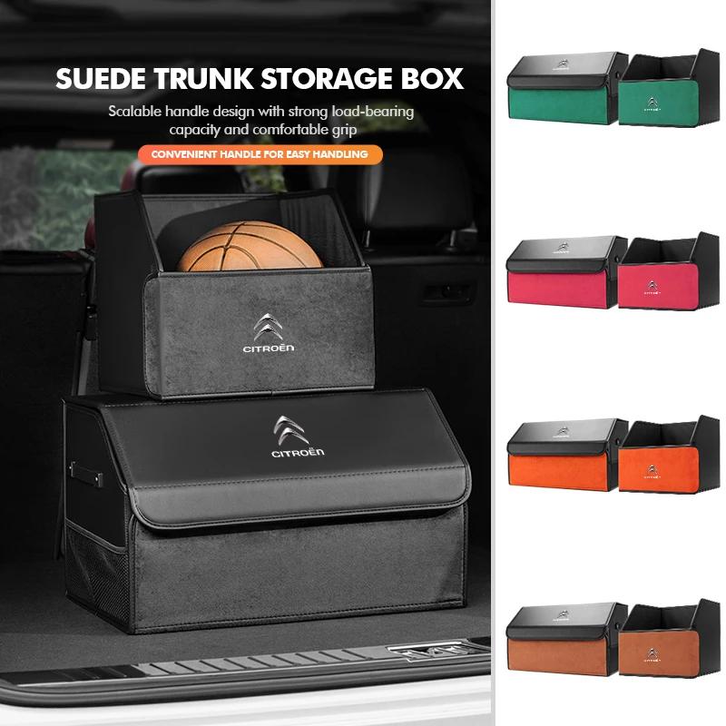 POOR1 Car Trunk Storage Box Multiuse Portable Storage Organizer Tool For Citroen C5 C1 C2 C6 C4L DS3 DS4 DS5 C-Elysee Grand Berlingo
