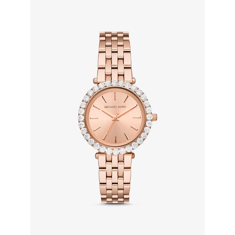 Часы Michael Kors Darci с паве, покрытие из розового золота, MK4514 розового золота