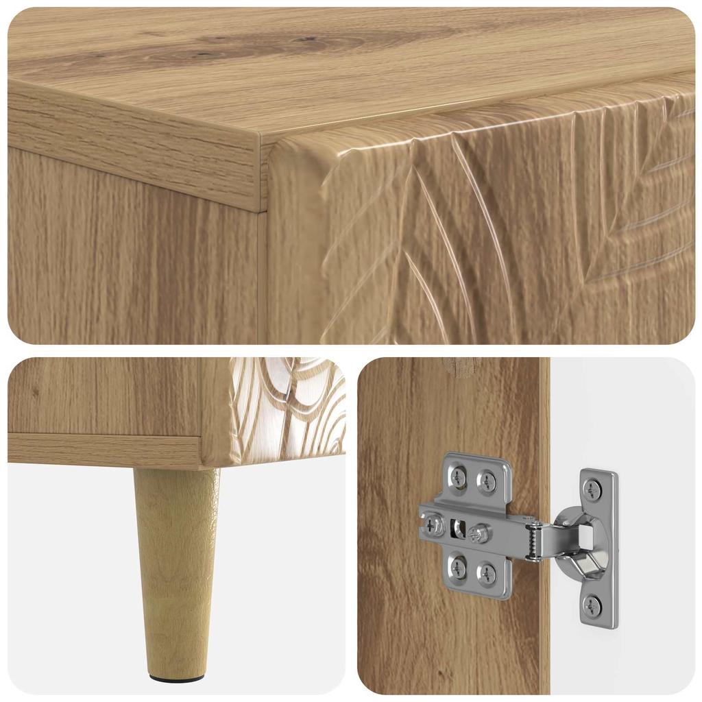 Bathroom Storage Cabinet DELFT Artisan Oak