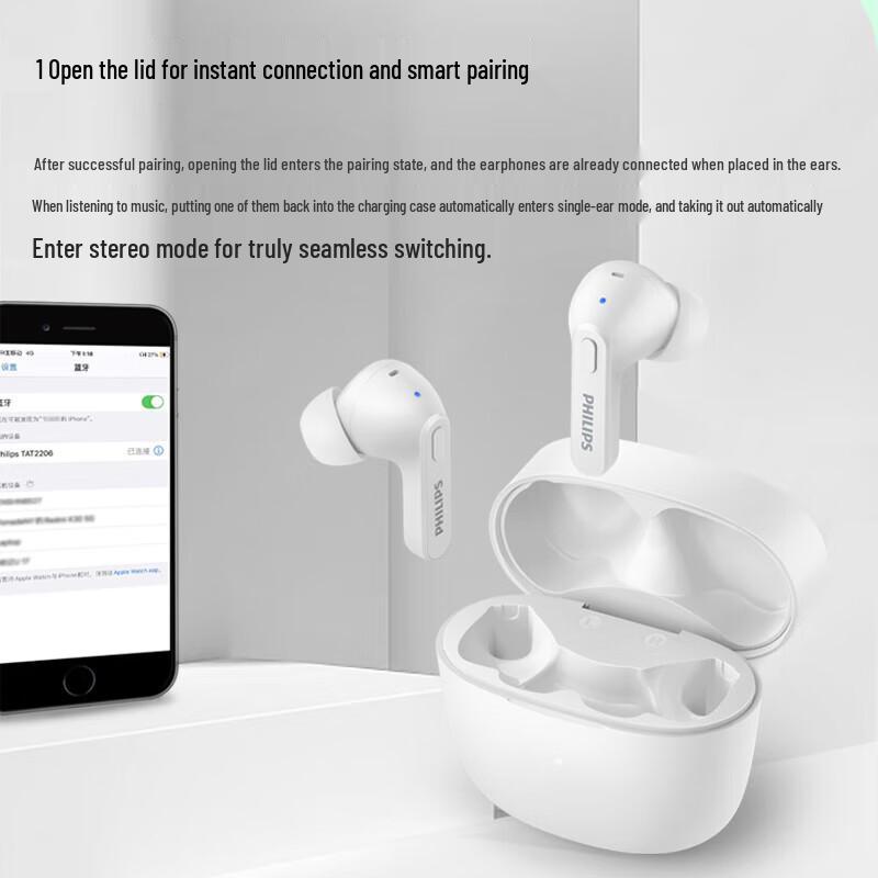 Philips TAT2206 True Wireless Earbuds