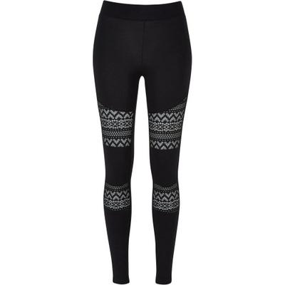 Urban Classics Womens/Ladies Crochet Lace Insert Leggings