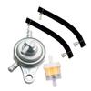 For GY6 50Cc/125Cc/150Cc Scooter Compatible Three-Way Gas Fuel Switch Pump Valve Petcock Featuring Fuel Filter& Fuel Line