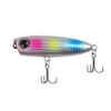 Multiple Color 5pcs Popper Lures With Reinforced Treble Hook Baits for Saltwater