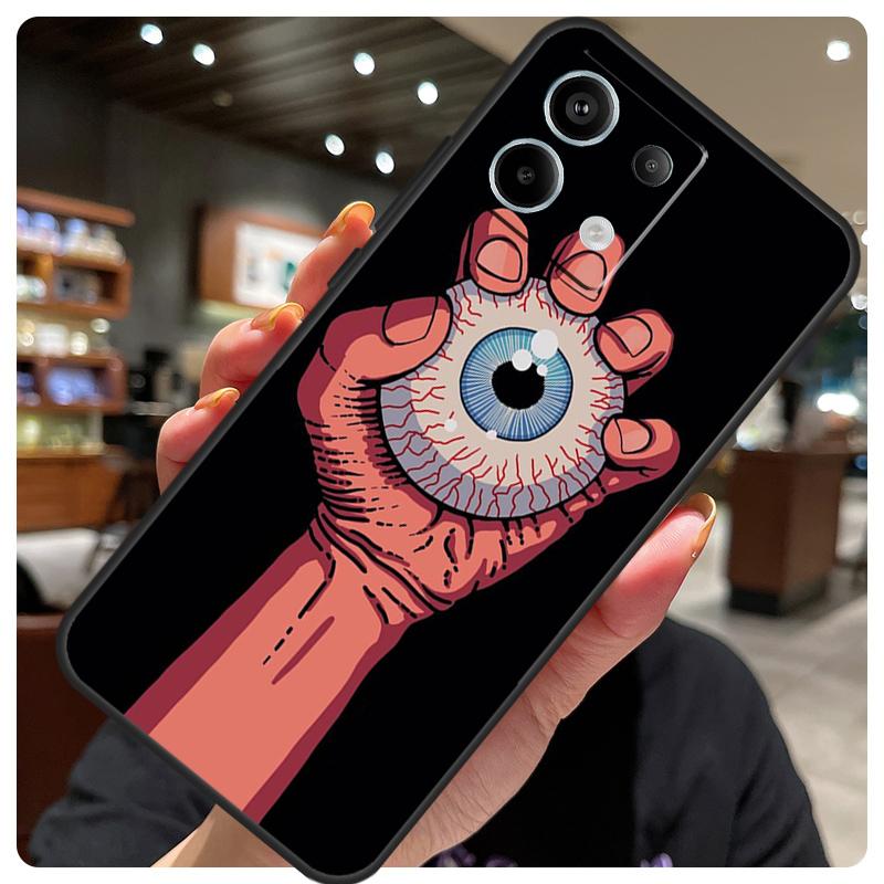 Monster-Auge Handtasche für Xiaomi Redmi Note 12 9 10 11 13 14 15 Pro Plus Hülle für Redmi 13C 12C 10C 14C 15 C